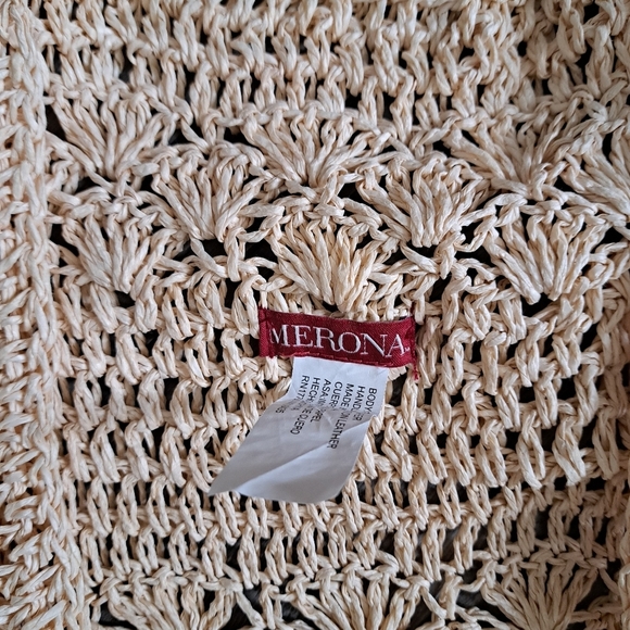 OVERSIZE crochet tote bag Beach coastal resort shopper snap bag neutral sack - Picture 6 of 9